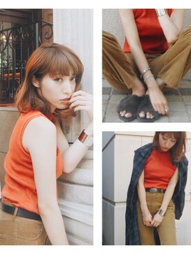 ヤマサキ サオリさん（レディース・169cm）の夏コーディネート