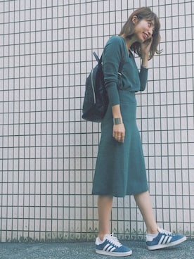 「ZARA BASIC（ザラベーシック）のアイテム」を使った、ヤマサキ サオリさん（レディース・169cm）の秋コーディネート