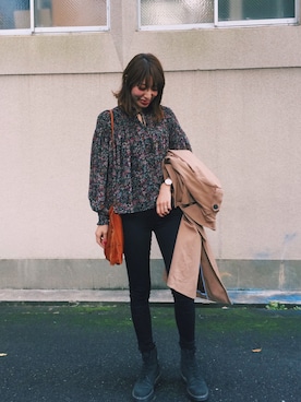 ヤマサキ サオリさん（レディース・169cm）の秋コーディネート