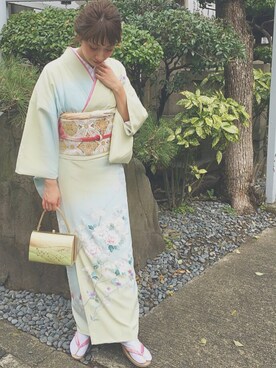 「ヘアメイク」｜ヤマサキ サオリさん（レディース・169cm）の春コーディネート