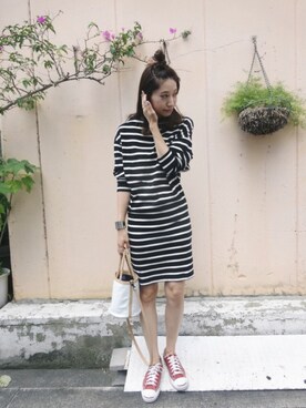 ヤマサキ サオリさん（レディース・169cm）の夏コーディネート