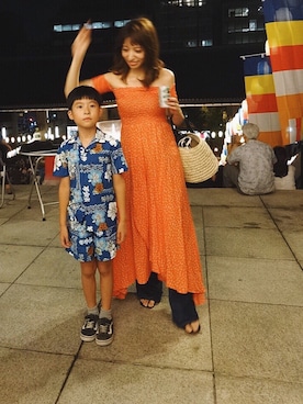 ヤマサキ サオリさん（レディース・169cm）の夏コーディネート