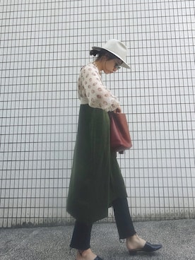 ヤマサキ サオリさん（レディース・169cm）の秋コーディネート