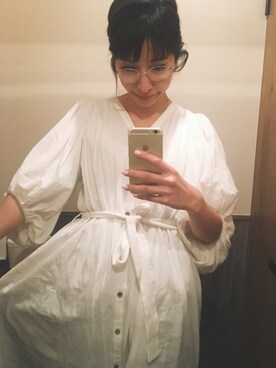 「DRWCYS（ドロシーズ）のアイテム（ワンピース/ドレス）」を使った、ヤマサキ サオリさん（レディース・169cm）の秋コーディネート