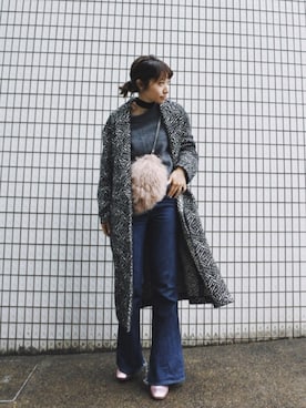 「EN ROUTE（アンルート）のアイテム」を使った、ヤマサキ サオリさん（レディース・169cm）の秋コーディネート