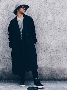 「PIERRE HARDY」｜KOJI(GARDEN CREW)さん（メンズ・170cm）の冬コーディネート