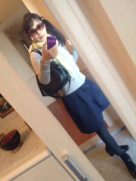 「定番」｜「アイテム（マウンテンパーカー）」を使った、masumiさん（レディース・167cm）の春コーディネート