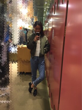 「MONKI」｜Euting_Huangさん（レディース・160cm）の秋コーディネート