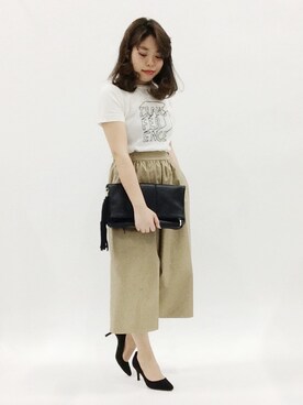 「LUCA/LADY LUCK LUCA（ルカ/レディラックルカ）のアイテム（パンツ）」を使った、ぽんさん（レディース・158cm）の春コーディネート