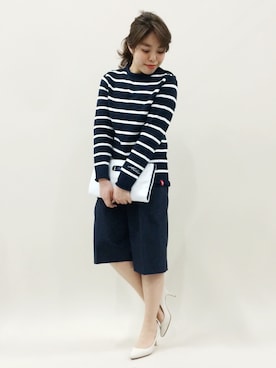 「note et silence （ノートエシロンス）のアイテム（バッグ）」を使った、ぽんさん（レディース・158cm）の春コーディネート