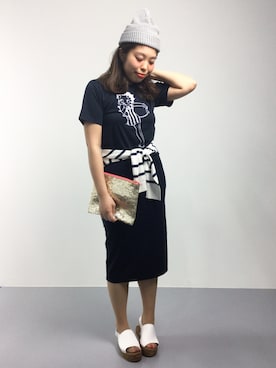 ぽんさん（レディース・158cm）の夏コーディネート