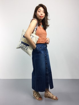 ぽんさん（レディース・158cm）の夏コーディネート