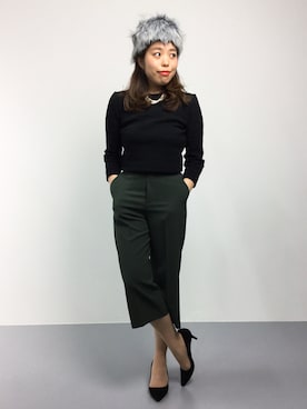 「チャイハネ（チャイハネ）のアイテム（ハンチング/ベレー帽）」を使った、ぽんさん（レディース・158cm）の夏コーディネート