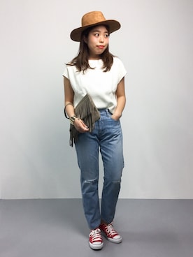 ぽんさん（レディース・158cm）の夏コーディネート