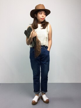 ぽんさん(レディース・158cm)の夏コーディネート