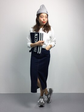 「CHAPTER WORLD PREMIUM（チャプターワールドプレミアム）のアイテム（シューズ）」を使った、ぽんさん（レディース・158cm）の夏コーディネート