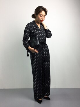 「BEAUTY&YOUTH UNITED ARROWS（ビューティーアンドユースユナイテッドアローズ）のアイテム（つなぎ/オールインワン）」を使った、ぽんさん（レディース・158cm）の夏コーディネート