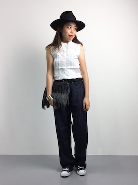 ぽんさん（レディース・158cm）の夏コーディネート