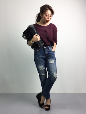 ぽんさん（レディース・158cm）の夏コーディネート