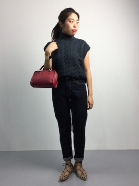 ぽんさん（レディース・158cm）の秋コーディネート