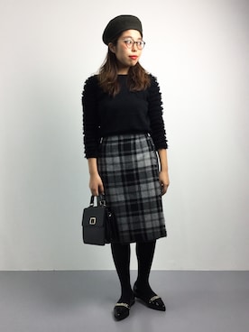 ぽんさん（レディース・158cm）の秋コーディネート