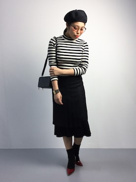 ぽんさん（レディース・158cm）の秋コーディネート