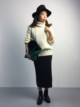 ぽんさん（レディース・158cm）の秋コーディネート