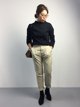 ぽんさん（レディース・158cm）の秋コーディネート