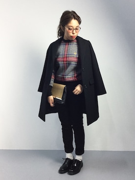 ぽんさん（レディース・158cm）の秋コーディネート