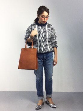 ぽんさん（レディース・158cm）の秋コーディネート