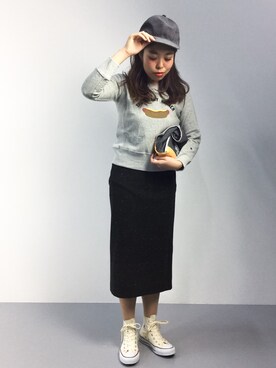 「RACAL（ラカル）のアイテム」を使った、ぽんさん（レディース・158cm）の秋コーディネート