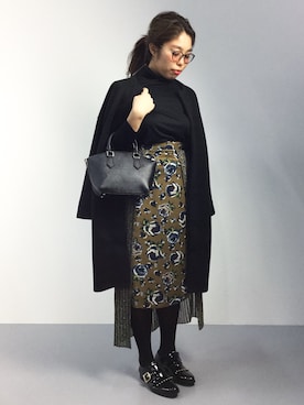「LEMON JELLY（レモンジェリー）のアイテム」を使った、ぽんさん（レディース・158cm）の秋コーディネート