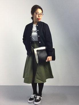 ぽんさん（レディース・158cm）の秋コーディネート