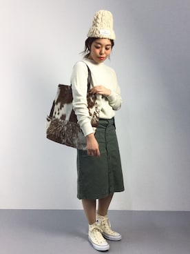 ぽんさん（レディース・158cm）の秋コーディネート