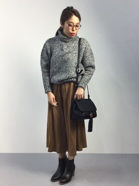 ぽんさん（レディース・158cm）の秋コーディネート