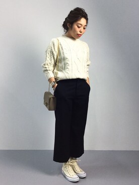 ぽんさん（レディース・158cm）の秋コーディネート