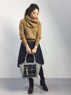 ぽんさん(レディース・158cm)の秋コーディネート