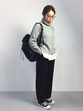 ぽんさん（レディース・158cm）の秋コーディネート