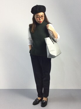 ぽんさん（レディース・158cm）の秋コーディネート