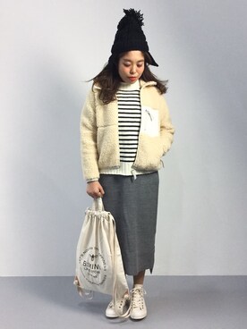 ぽんさん（レディース・158cm）の秋コーディネート