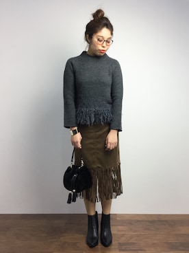 ぽんさん(レディース・158cm)の秋コーディネート