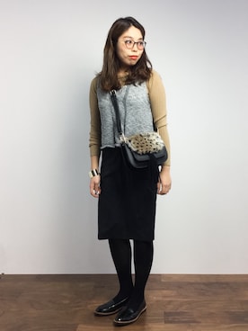 ぽんさん（レディース・158cm）の秋コーディネート