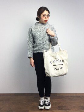 ぽんさん（レディース・158cm）の冬コーディネート