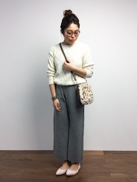 ぽんさん（レディース・158cm）の冬コーディネート