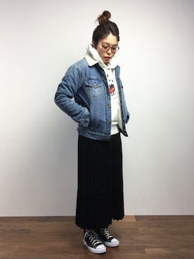 ぽんさん（レディース・158cm）の冬コーディネート