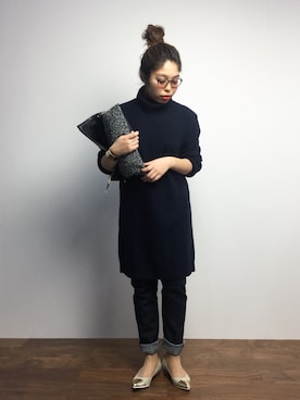 ぽんさん（レディース・158cm）の冬コーディネート