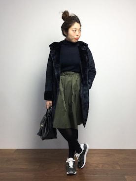 ぽんさん（レディース・158cm）の冬コーディネート