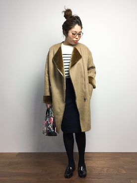 ぽんさん(レディース・158cm)の冬コーディネート