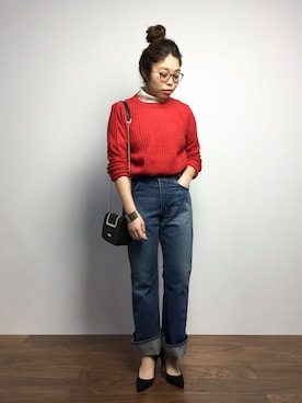 ぽんさん(レディース・158cm)の冬コーディネート