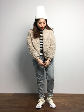ぽんさん（レディース・158cm）の冬コーディネート